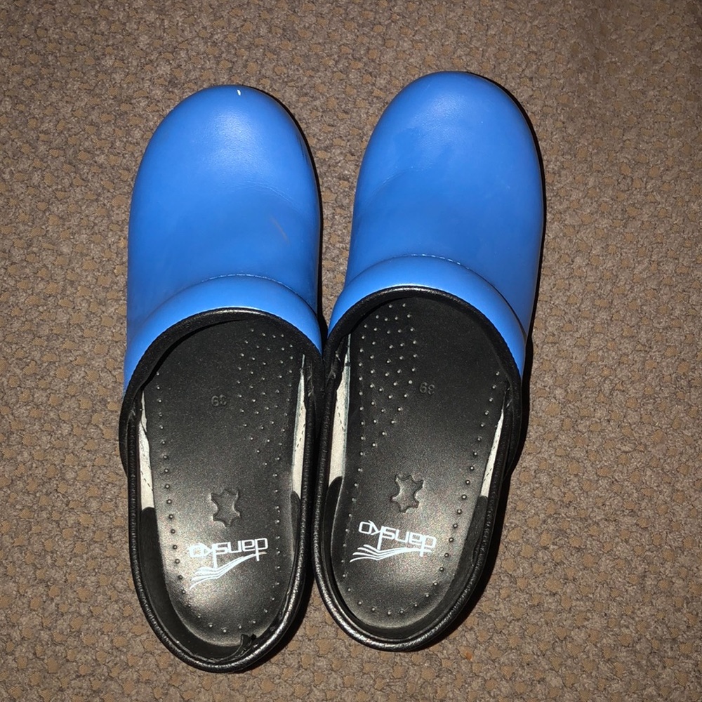 Dansko size 39 blue/ purple
